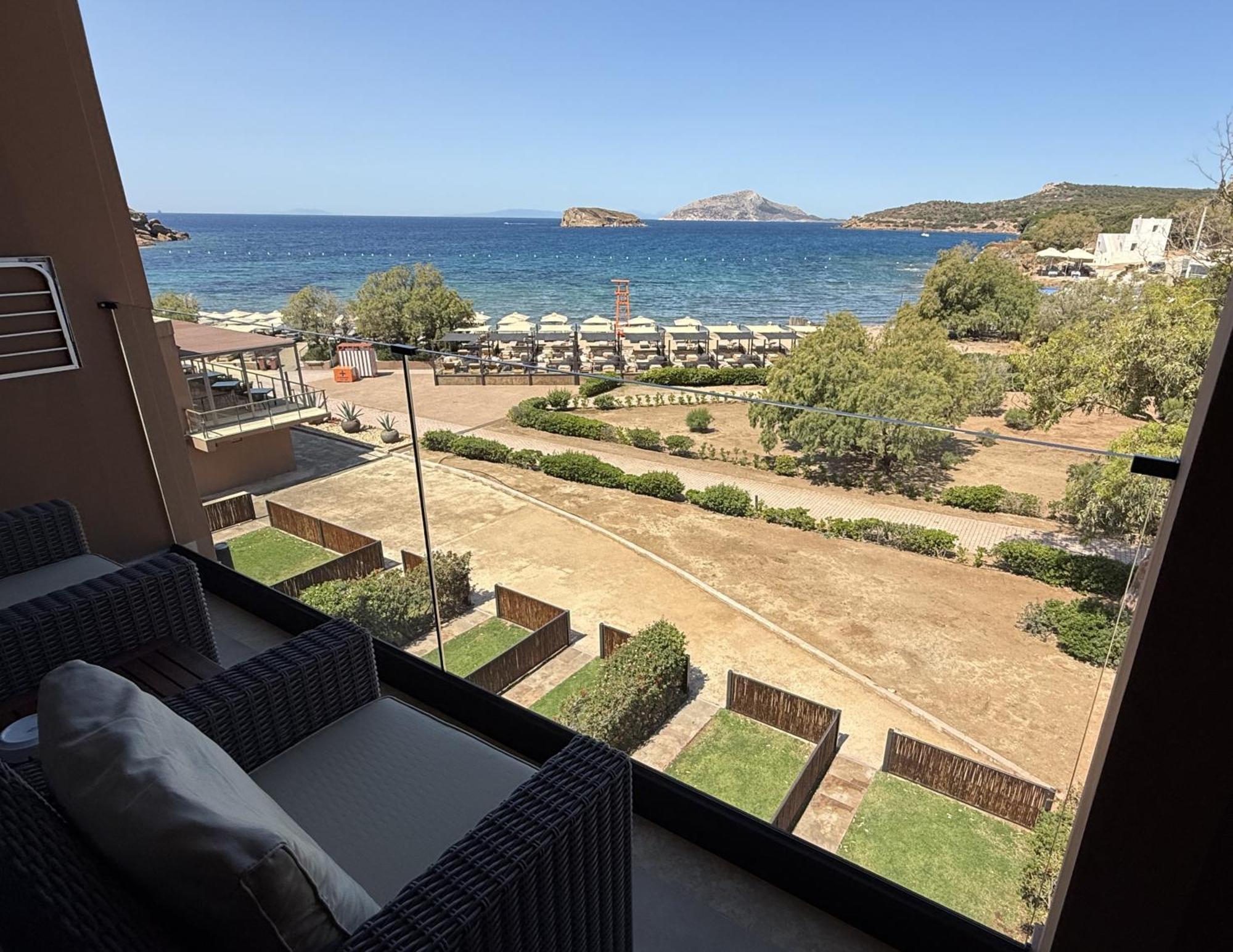 Aegeon Beach Hotel Sounion Eksteriør billede